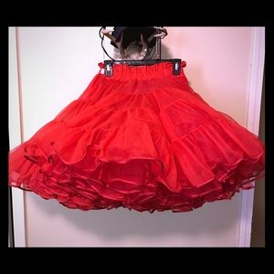 Red Tutu/petticoat